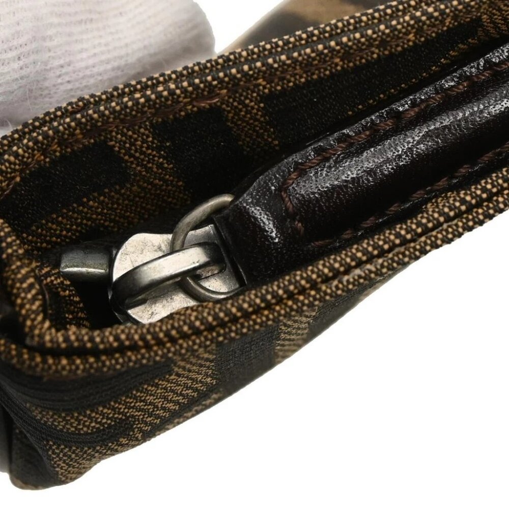 Fendi Brown Canvas Zucca Handbag - Picture 9 of 10